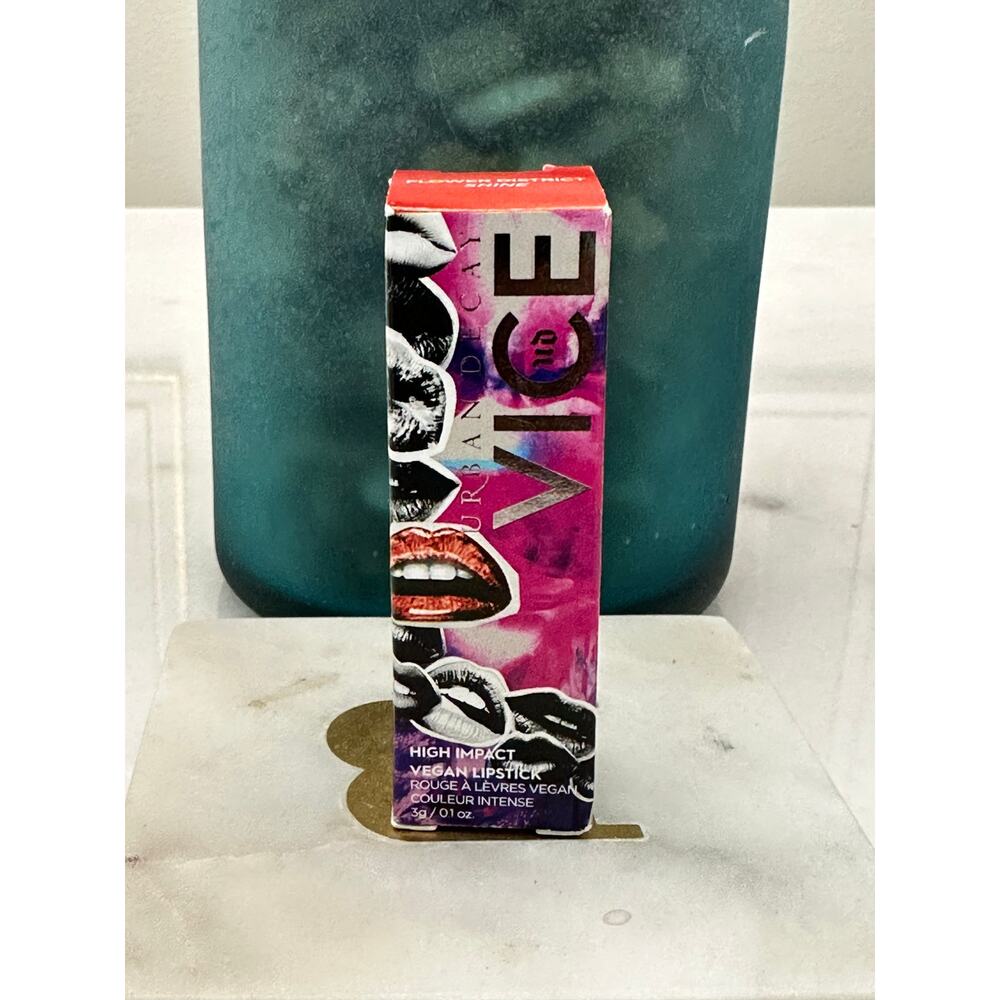 Urban Decay Vice Lipstick Figueroa Cream Warm Coral Pink Full Size NIB Authentic